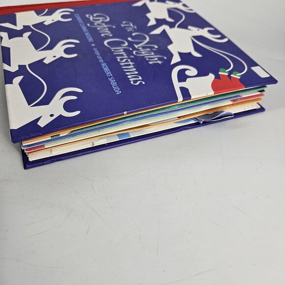 The Night Before Christmas Robert Sabuda Pop-Up First Edition Hardcover Moore - Picture 10 of 12